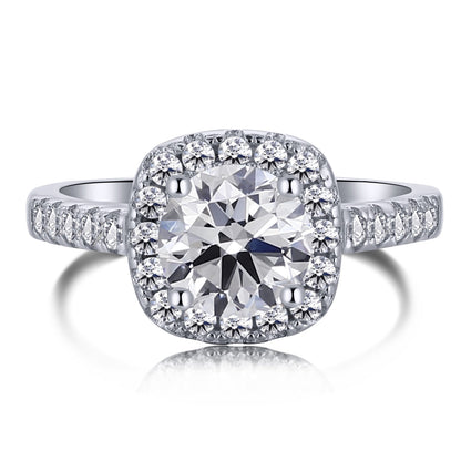 [Luck&Love]Dazzling Resplendent Round Cut Wedding Ring