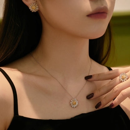 [Luck&Love]Exquisite Daisy Necklace