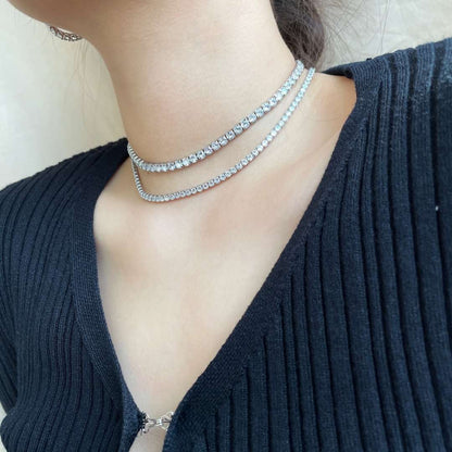 [Luck&Love]Elegant Tennis Chain Necklace