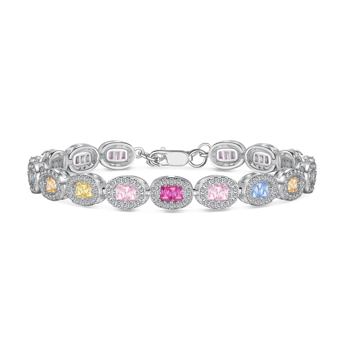 [Luck&Love]Exquisite Ornate Emerald Cut Daily Bracelet