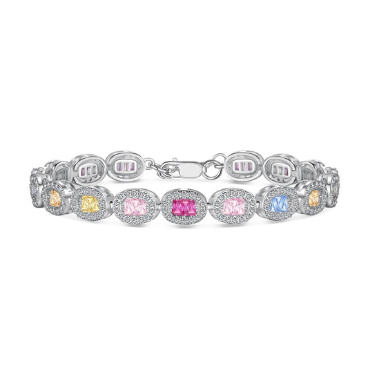 [Luck&Love]Exquisite Ornate Emerald Cut Daily Bracelet