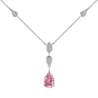 [Luck&Love]Dazzling Pear Cut Necklace