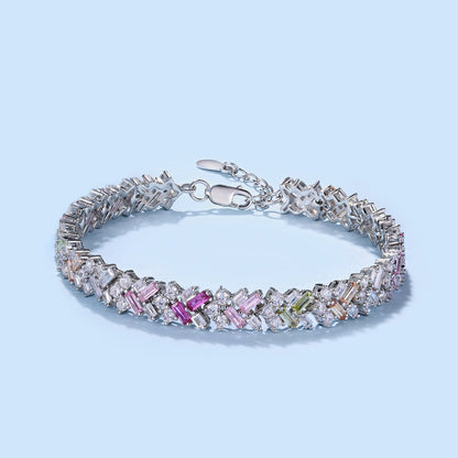 [Luck&Love]Dazzling Unique Multi Shape Daily Bracelet