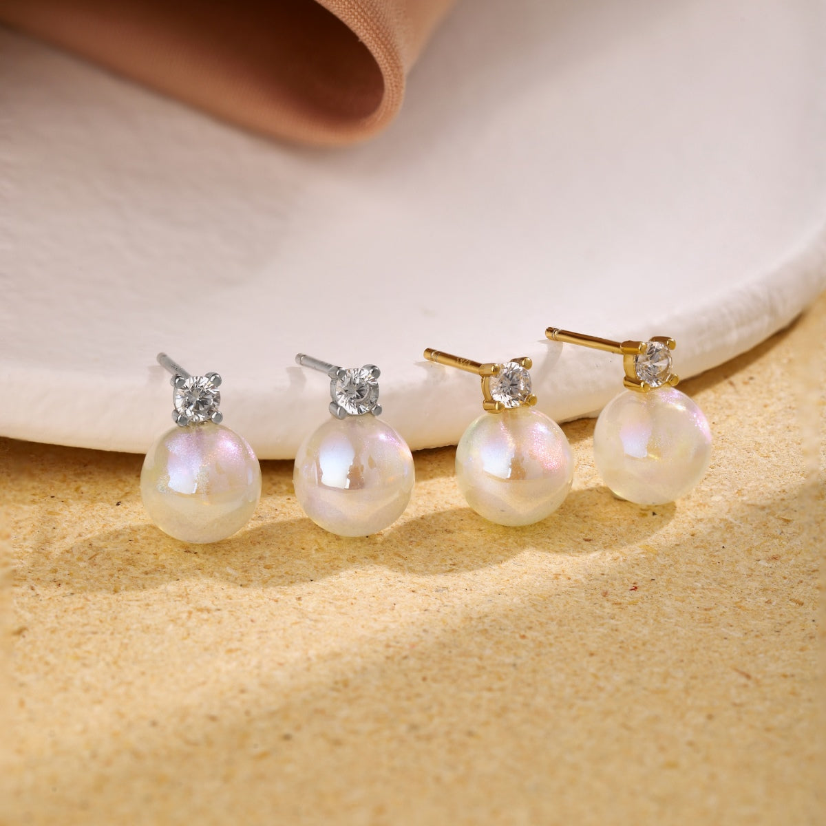 [Luck&Love]Symphony Mermaid Pearl Earrings