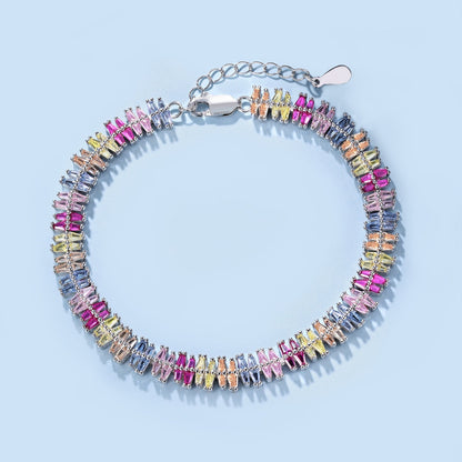 [Luck&Love]Sparkling Exquisite Multi Cut Party Bracelet