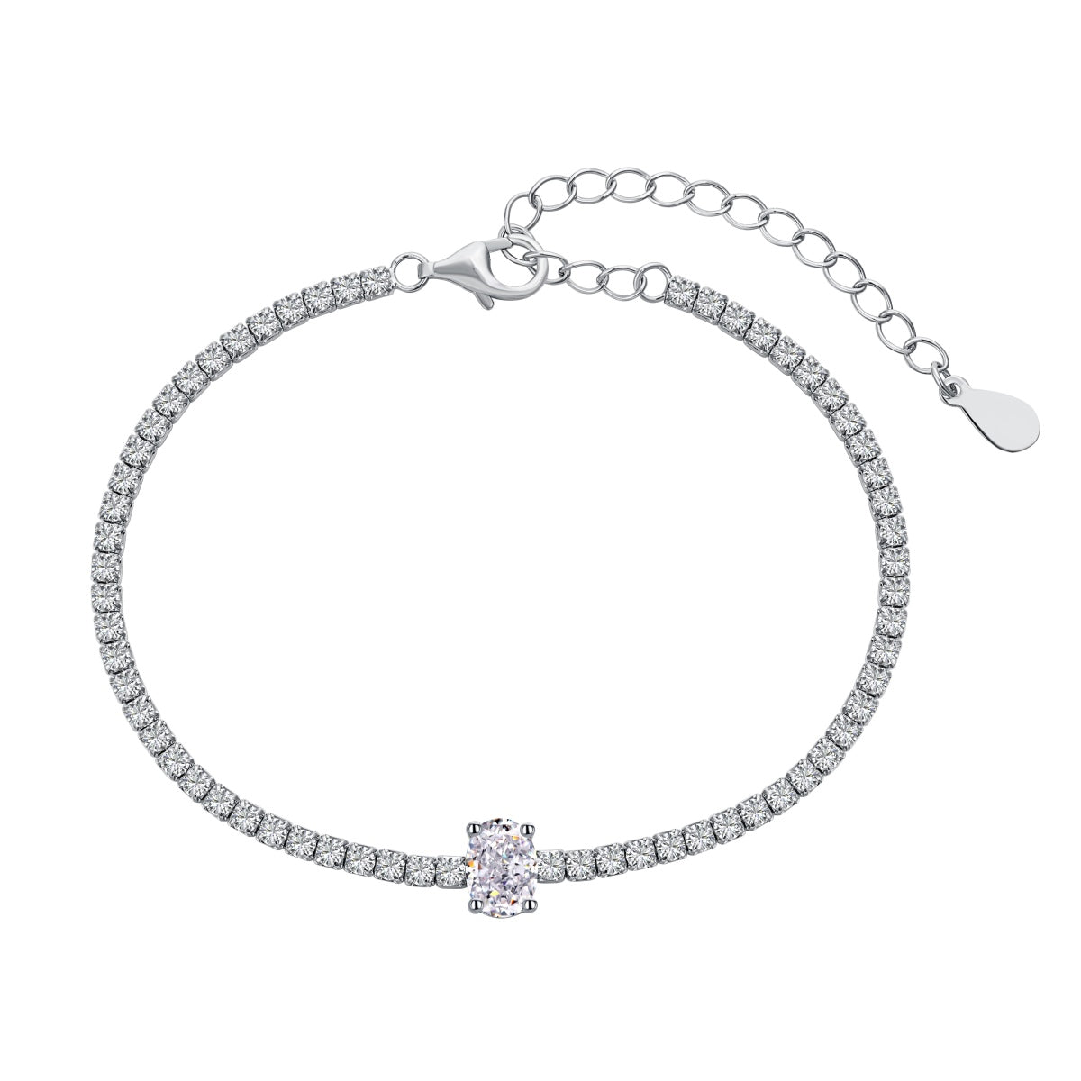 [Luck&Love]0.75 Carat Exquisite Oval Cut Daily Bracelet