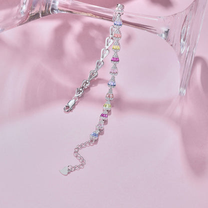 [Luck&Love]Radiant Water Drop Shape Daily Bracelet