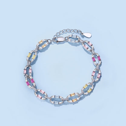 [Luck&Love]Dazzling Colorful Daily Bracelet