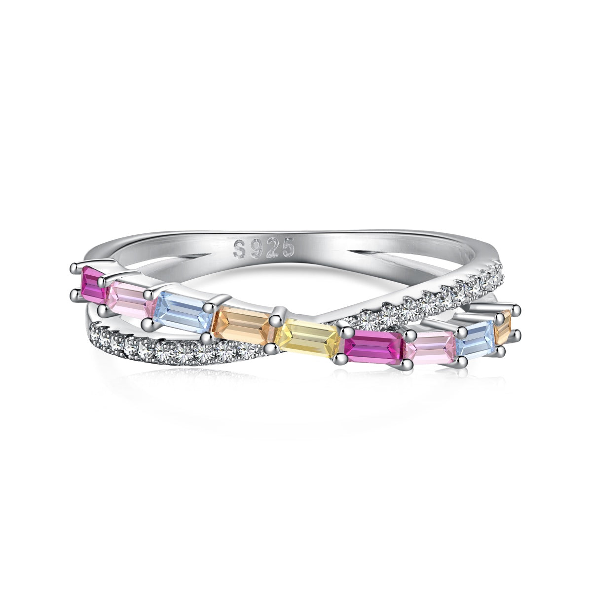 [Luck&Love]Energetic Elegant Radiant Cut Party Ring