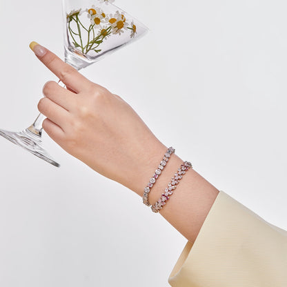 [Luck&Love]Dainty Exquisite Flower Shape Daily Bracelet